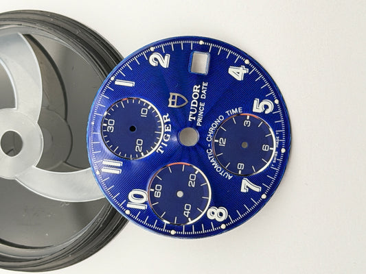 Tudor chrono 79280 79290 tiger blu chronograph dial quadrante