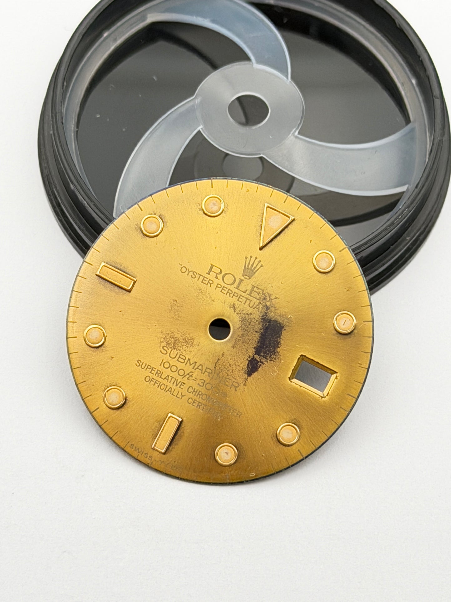 Rolex submariner sultan yellow tropicalize dial quadrante 16613-16618