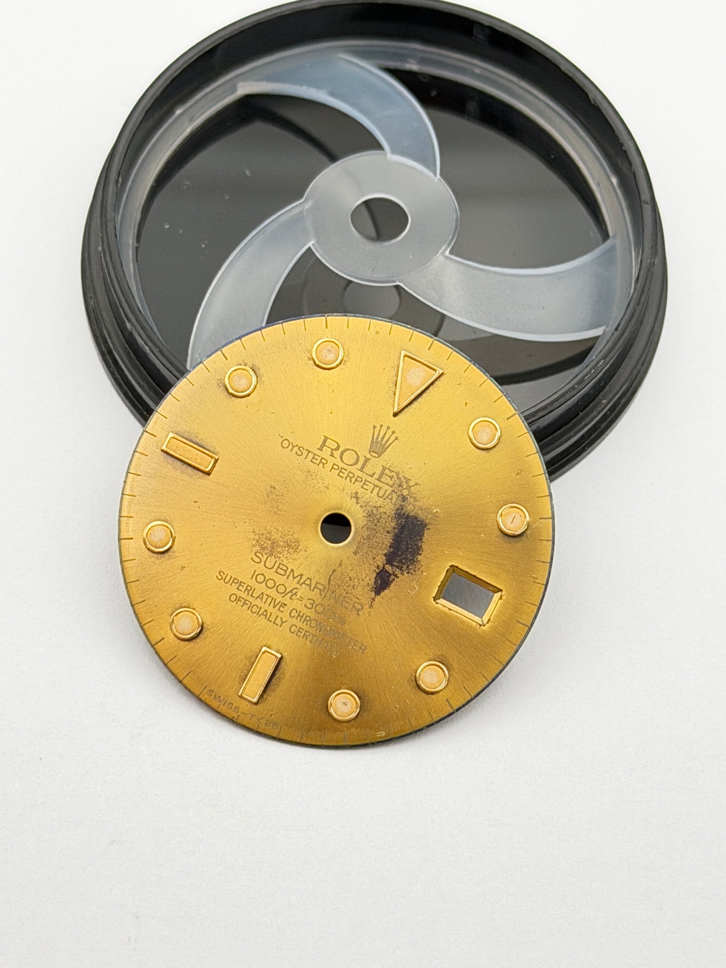 Rolex submariner sultan yellow tropicalize dial quadrante 16613-16618