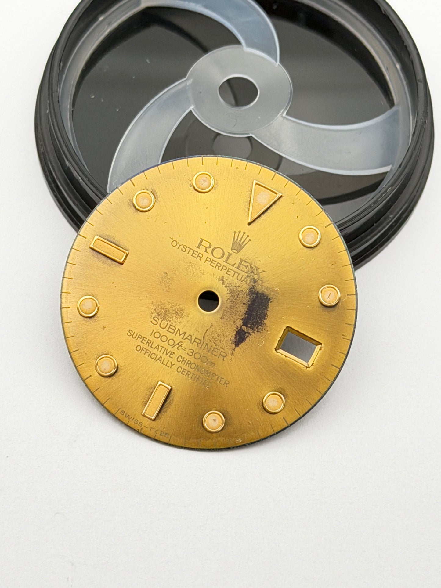 Rolex submariner sultan yellow tropicalize dial quadrante 16613-16618
