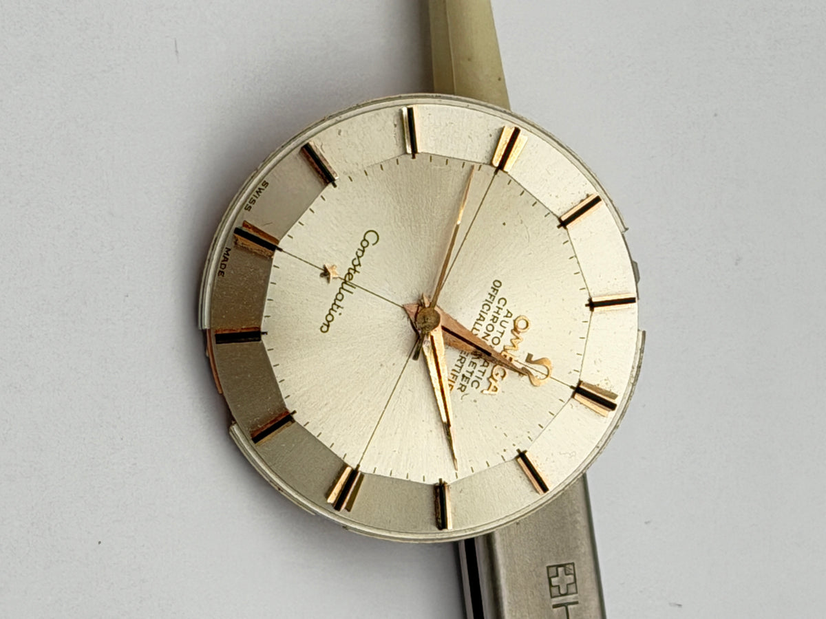 omega constellation pie pan 551 automatic movement movimento