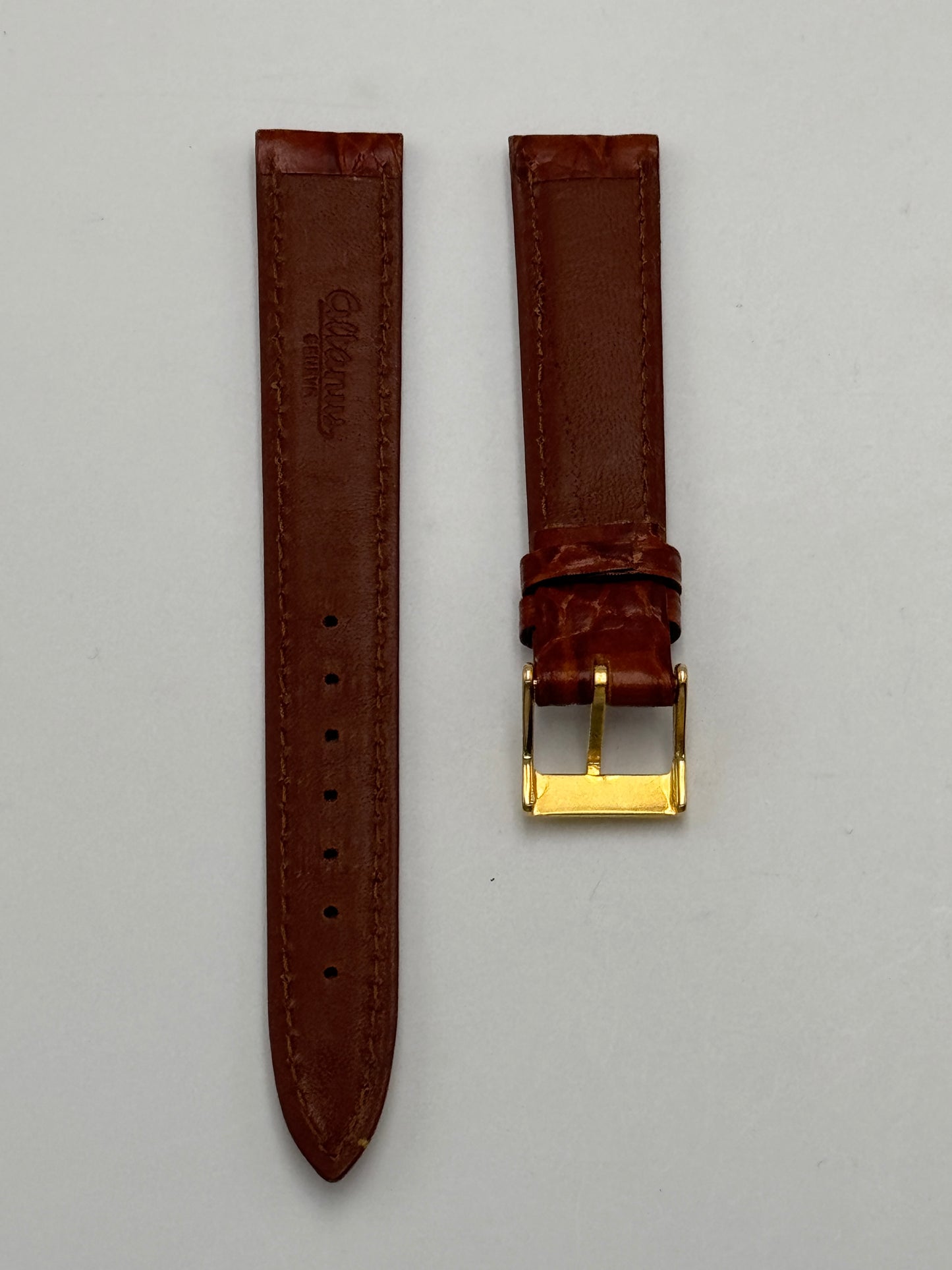 altanus cinturino strap marrone brown 16mm
