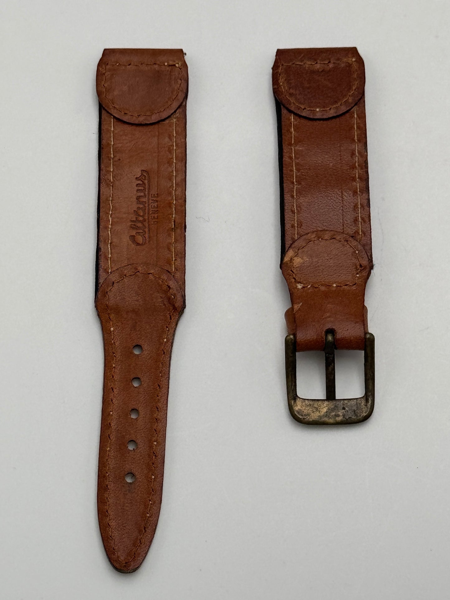 altanus cinturino strap 17mm leather
