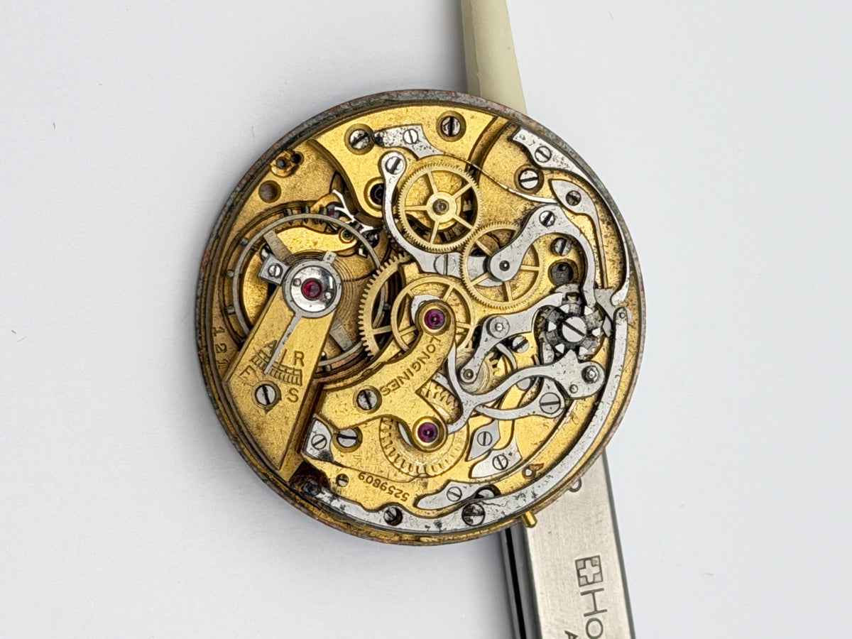 longines chronograph 121 vintage movement movimento
