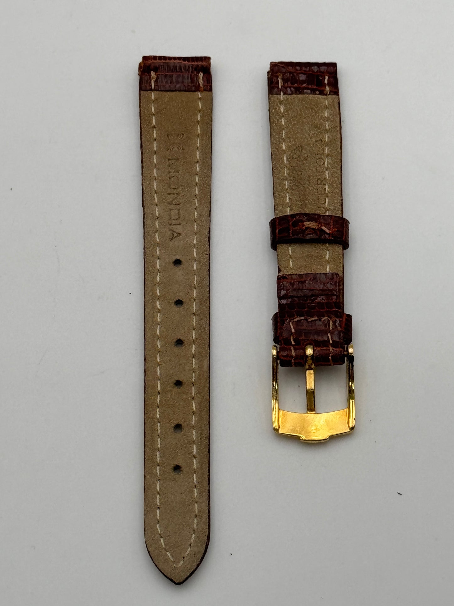 Mondia cinturino strap 13mm leather lucertola