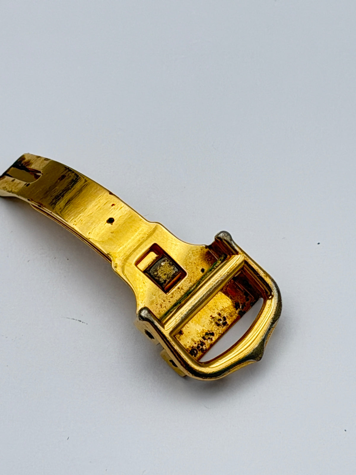 cartier deplo 14mm fibbia buckle gold plated