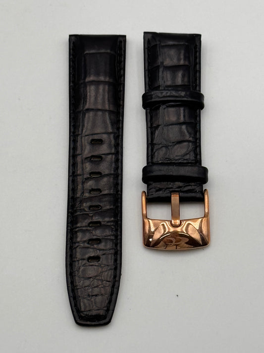 chronotech cinturino strap black 22mm
