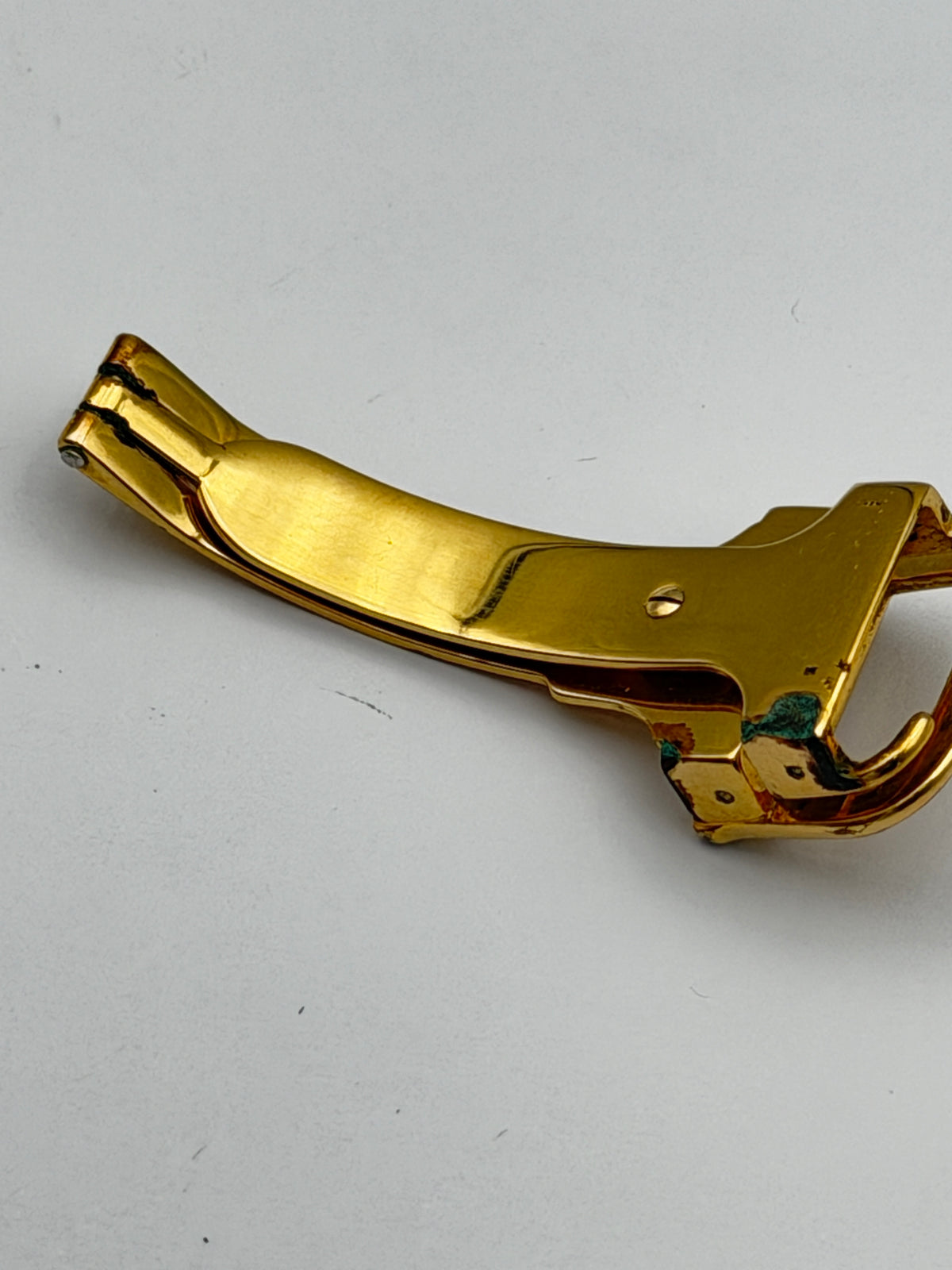 cartier deplo 14mm fibbia buckle gold plated