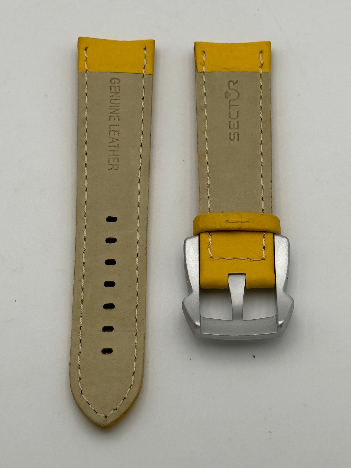 Sector cinturino strap yellow 22mm