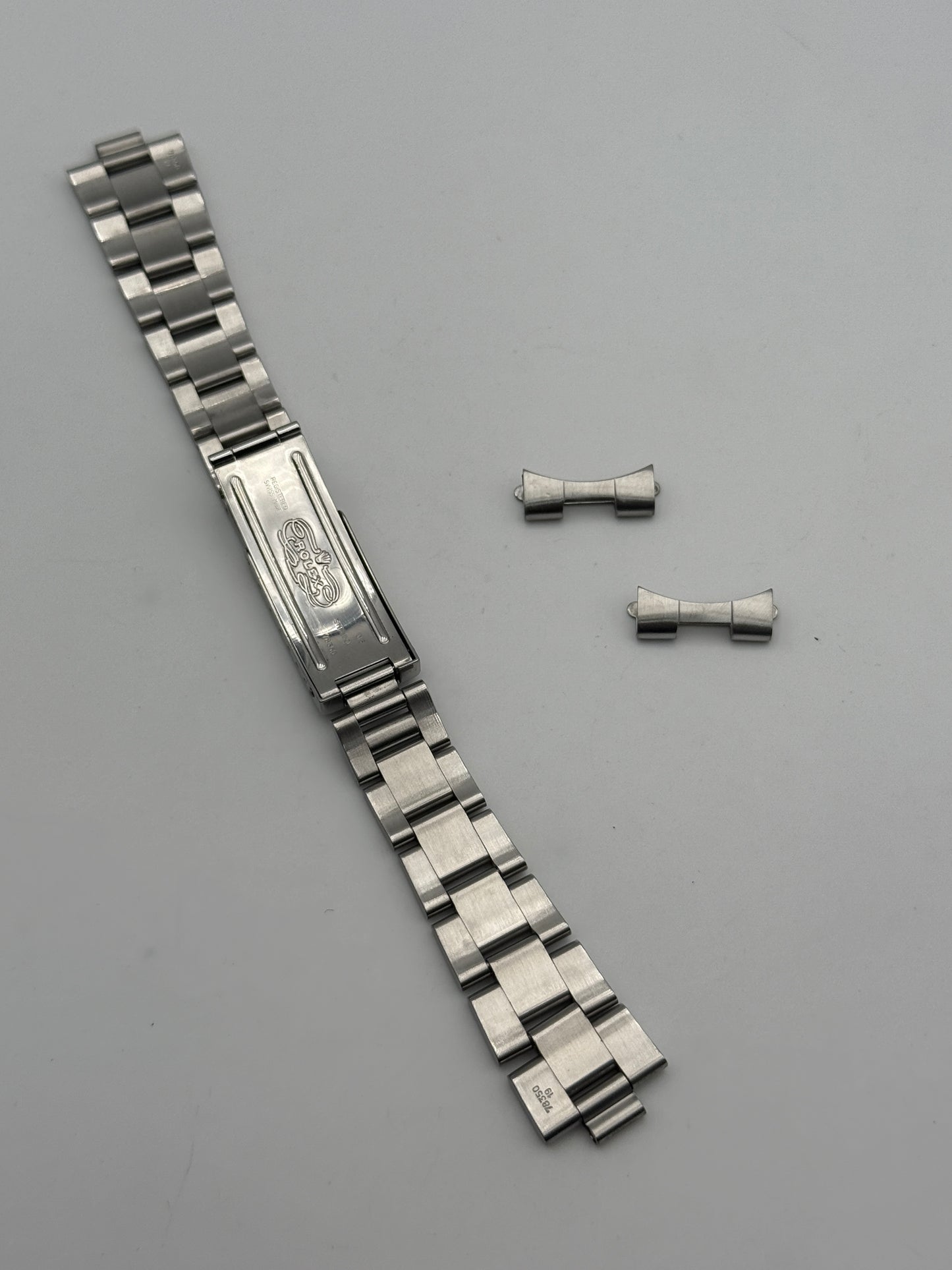 rolex 78350 19mm date N6 endlink 557 bracciale bracelet steel
