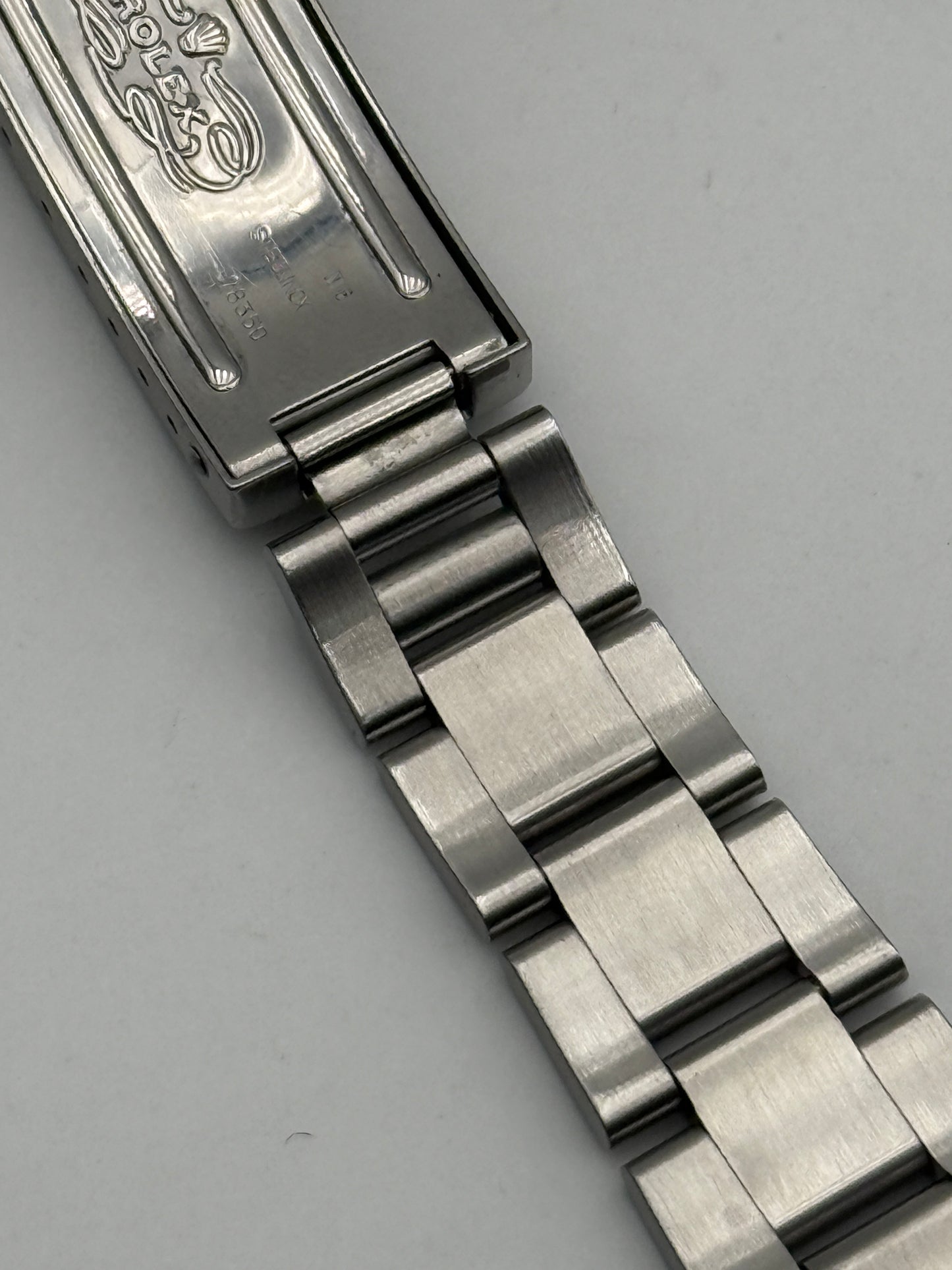 rolex 78350 19mm date N6 endlink 557 bracciale bracelet steel