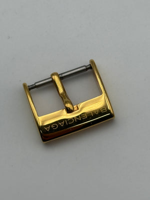 balenciaga fibbia buckle gold plated 18mm
