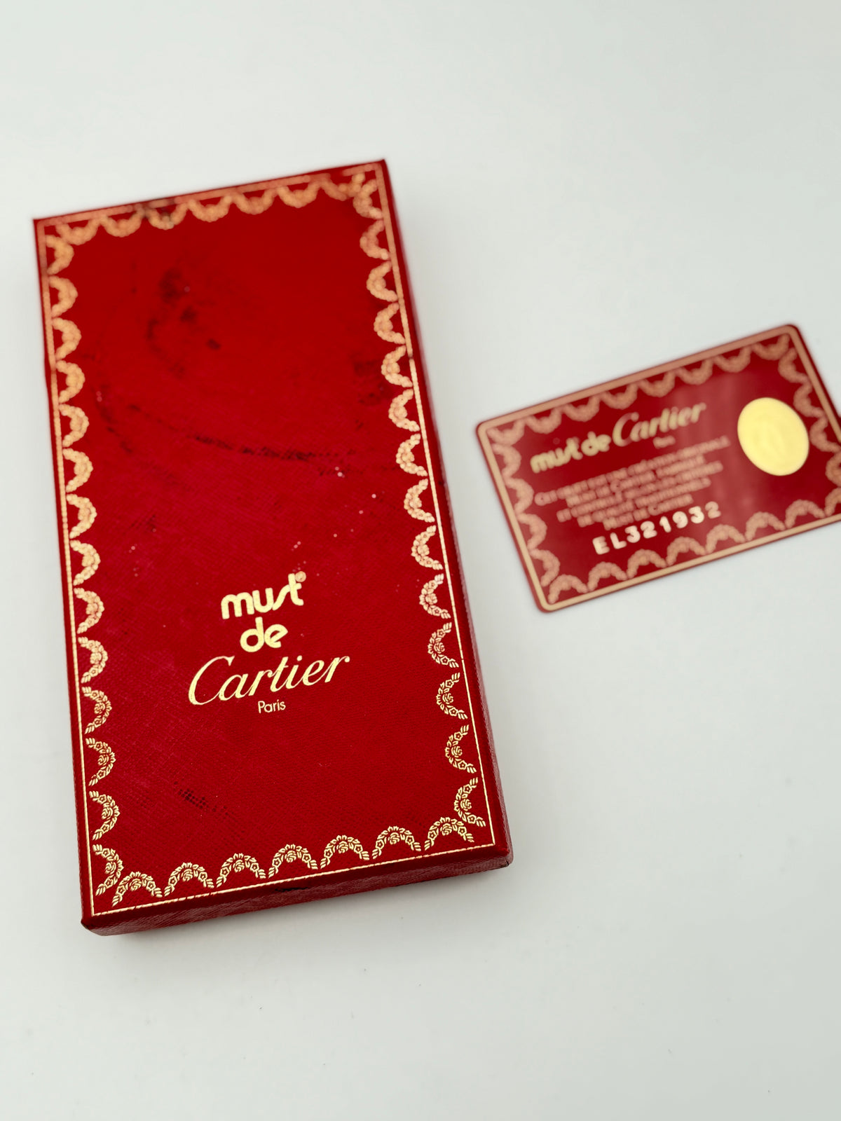 must de Cartier box scatola