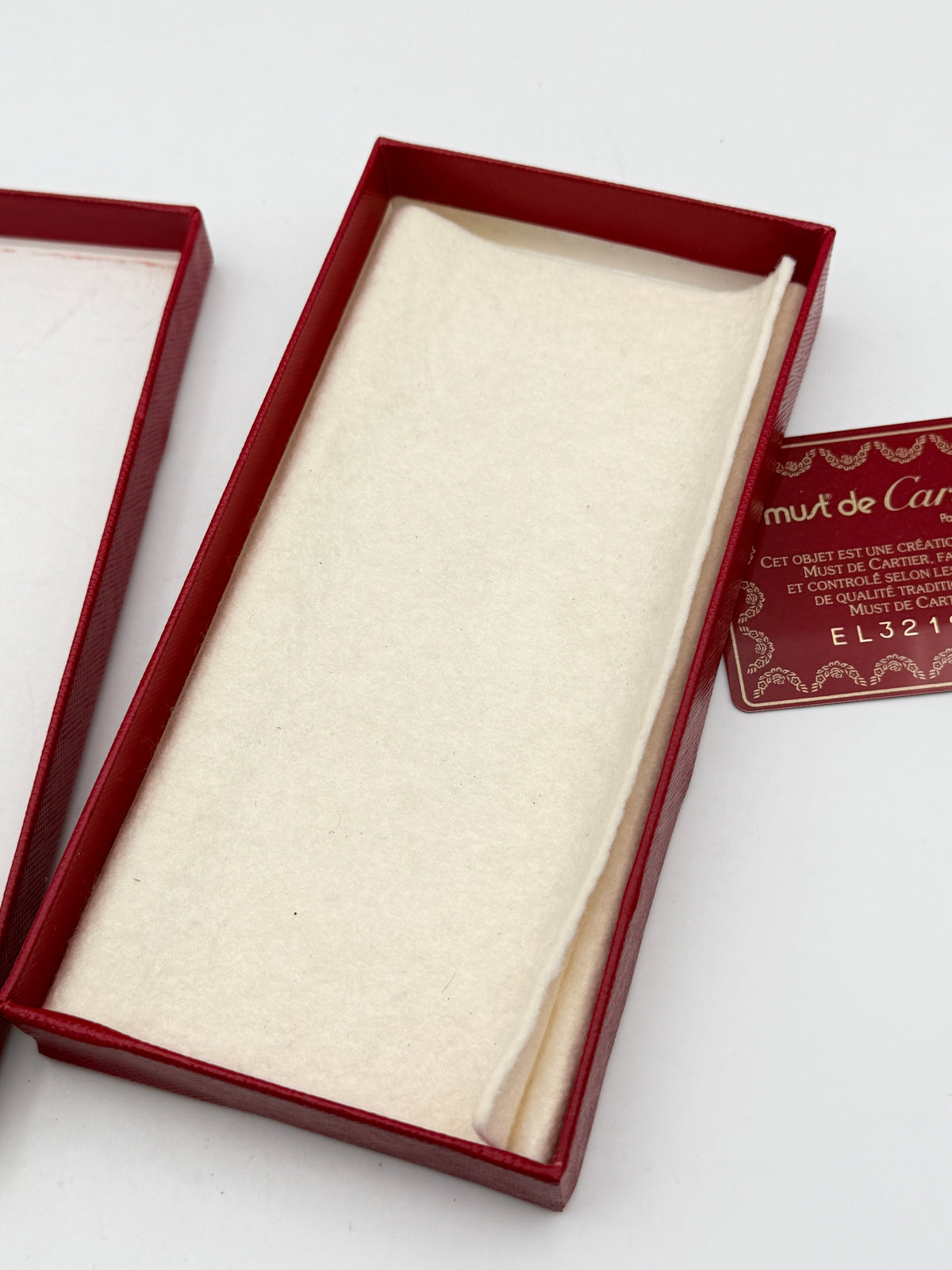 must de Cartier box scatola