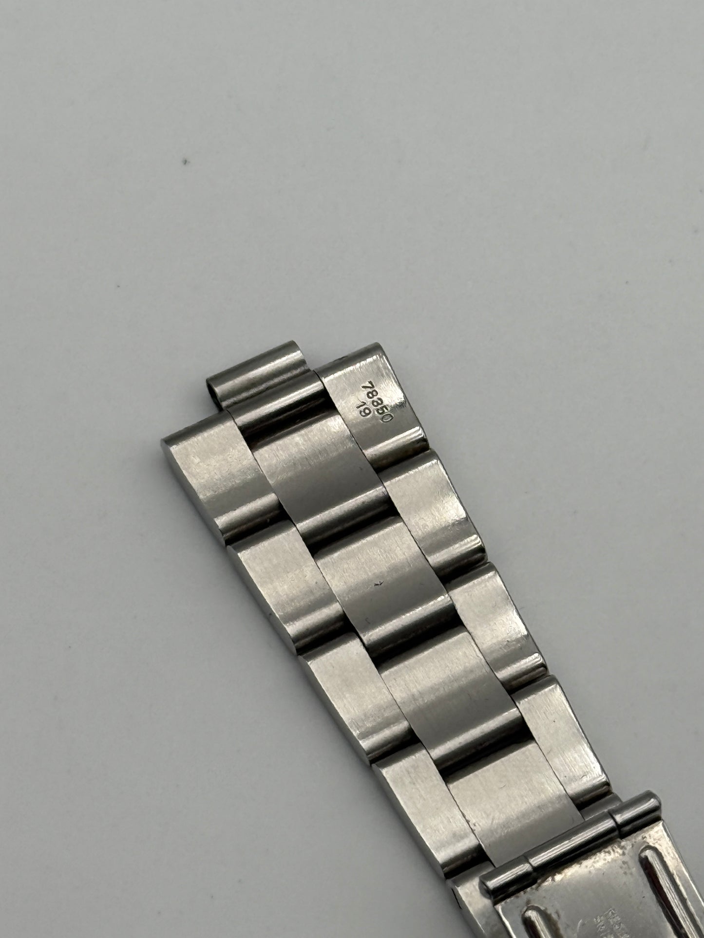 rolex 78350 19mm date T9 endlink 557B bracciale bracelet steel