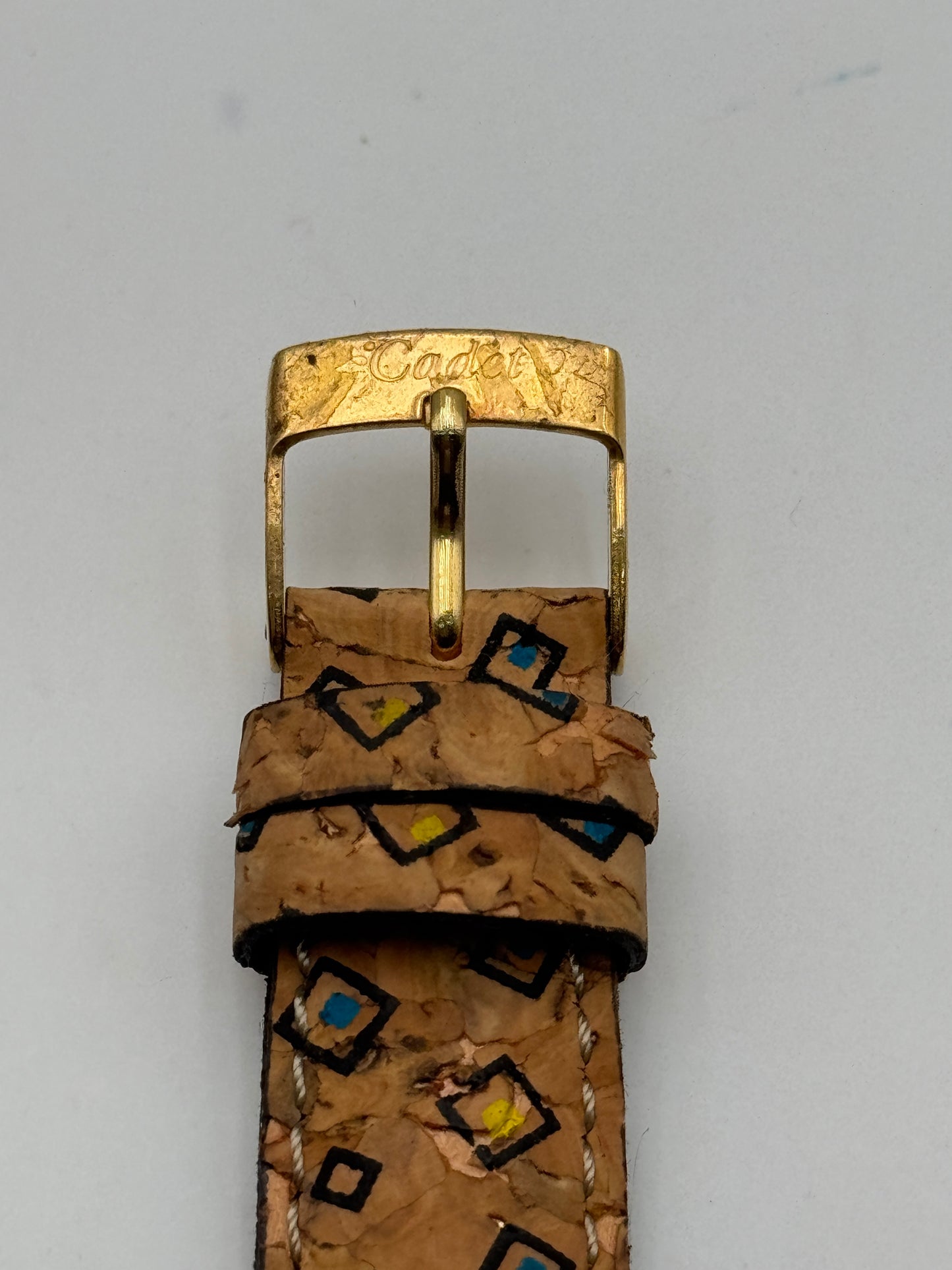 Cadet Chronostar cinturino strap leather 16mm