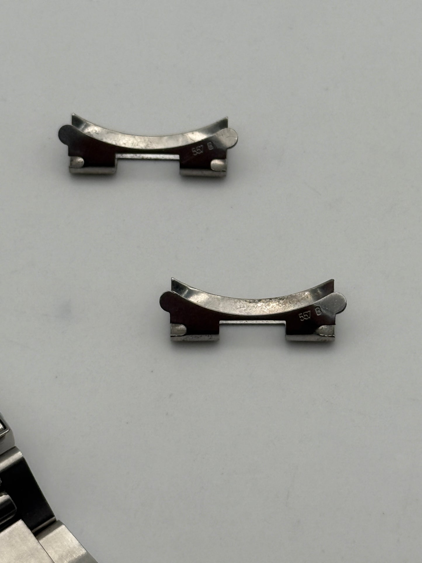 rolex 78350 19mm date T9 endlink 557B bracciale bracelet steel
