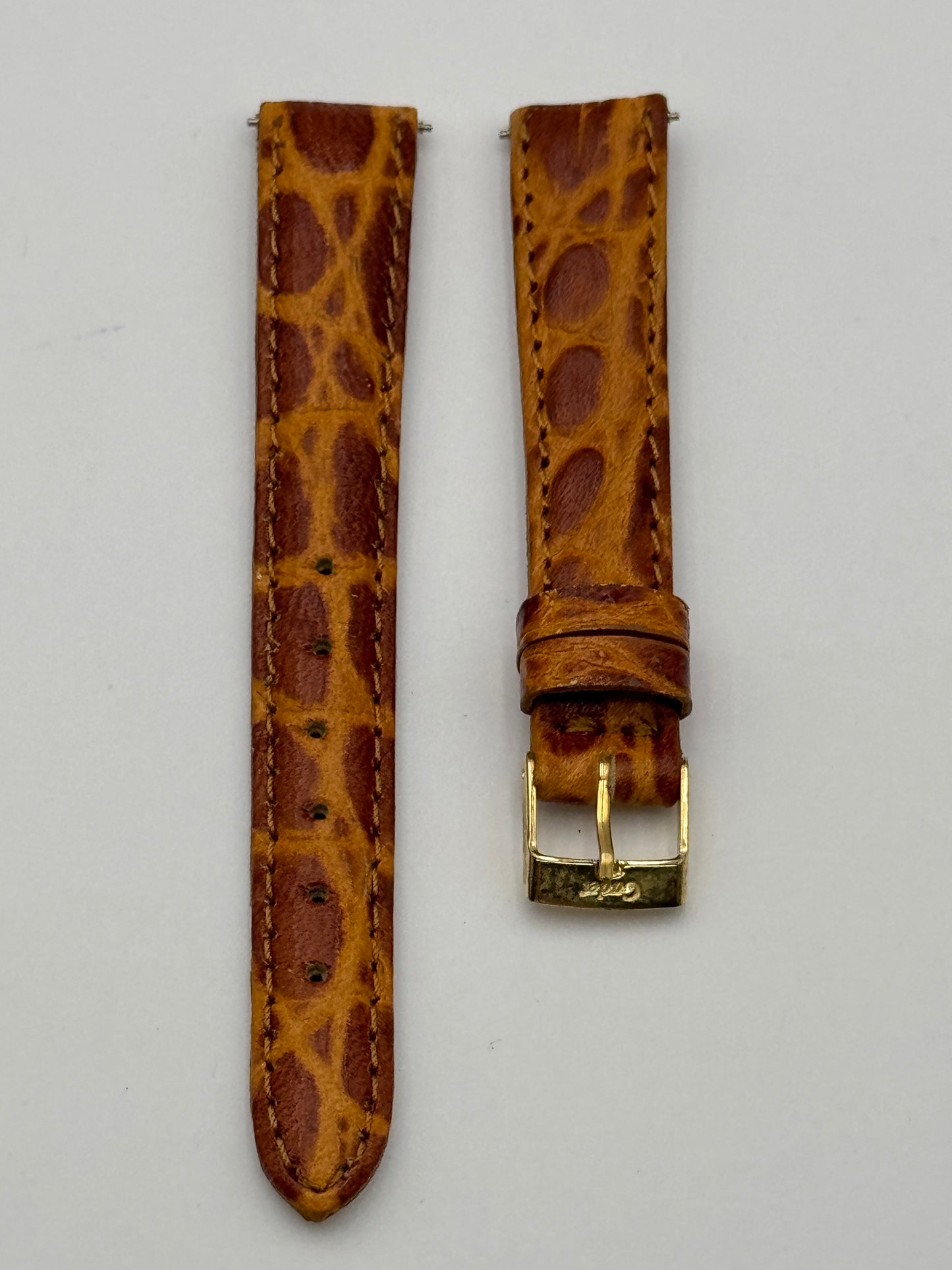 Cadet Chronostar cinturino strap leather 15mm