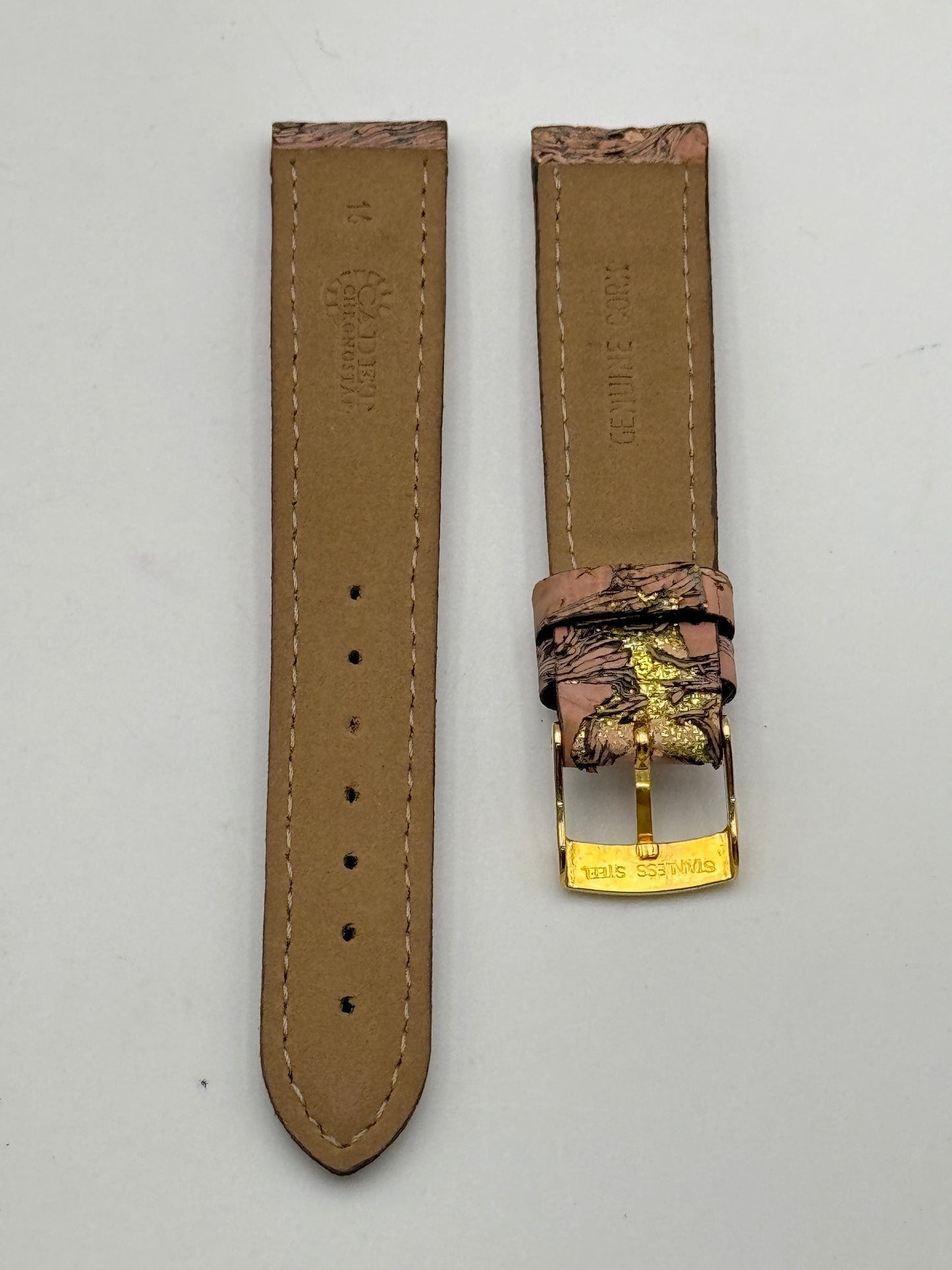 Cadet Chronostar cinturino strap leather 16mm