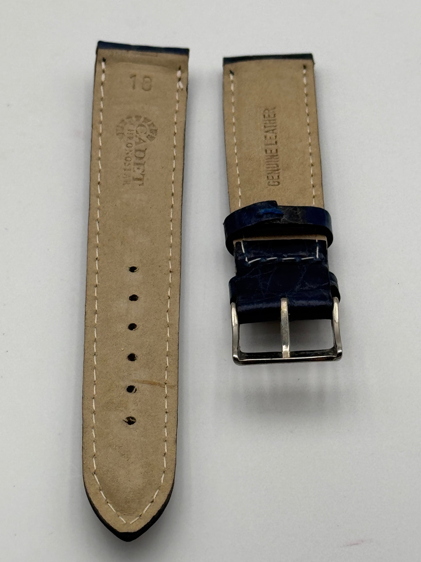 Cadet Chronostar cinturino strap pelle 18mm